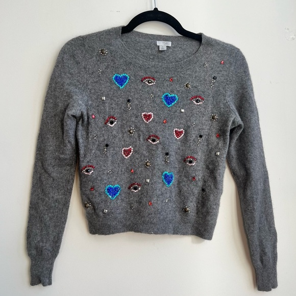 Halogen Sweaters - Halogen Beaded Cashmere Sweater - XS